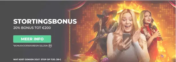 Welkomstbonus tot 711 euro